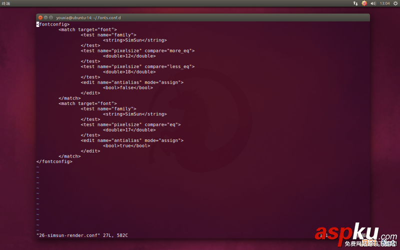 Linux折騰記(五):在Ubuntu 14.10中使用Windows字體 Linux折騰記,Ubuntu,14.10,使用Windows字體