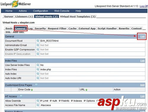 LiteSpeed,虛擬主機,htaccess