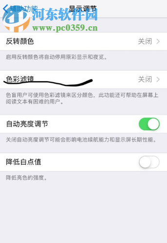 iPhone XR怎么調節手機色彩濾鏡 如何設置色盲模式