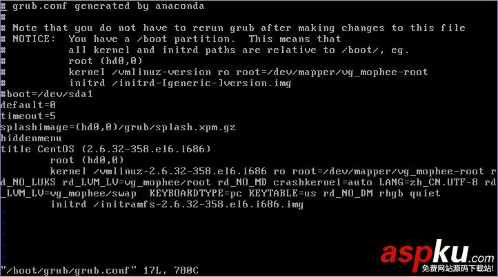 設置CentOS控制臺分辨率圖文詳解 CentOS,控制臺,分辨率