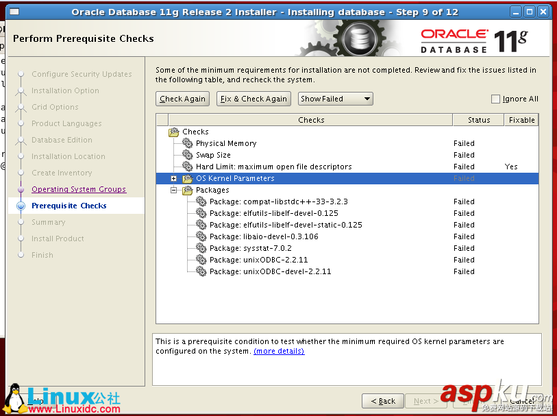RedHat Linux5.5下Oracle 11g安裝圖解教程 RedHat,Linux,Oracle