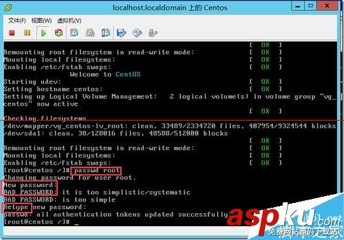 centos忘記密碼怎么重置root密碼? centos修改root密碼,centos6重置root密碼,centos重置mysql密碼