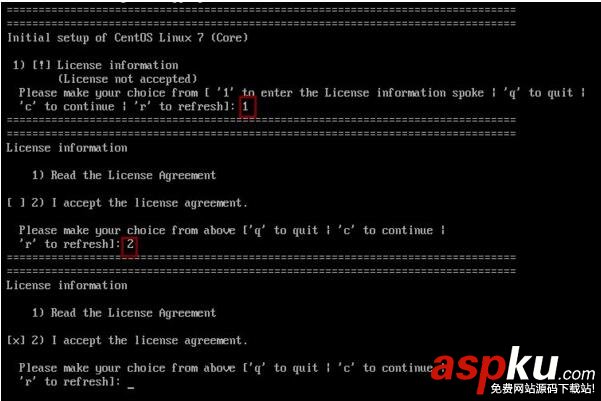 如何解決centos7出現了 license information? centos7,license,information