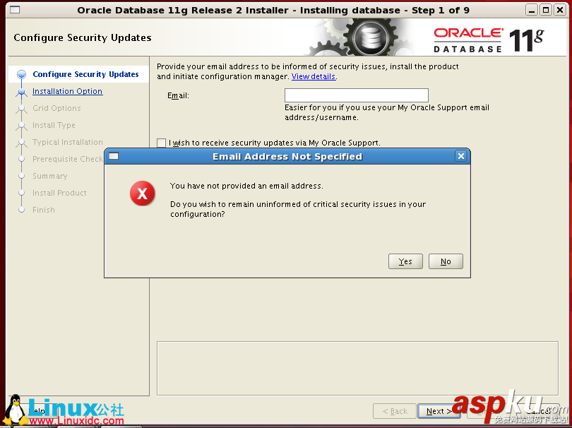 RedHat Linux5.5下Oracle 11g安裝圖解教程 RedHat,Linux,Oracle