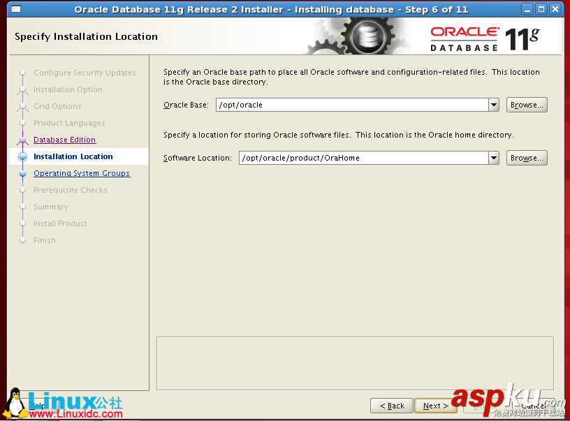 RedHat Linux5.5下Oracle 11g安裝圖解教程 RedHat,Linux,Oracle