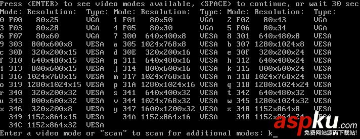 設置CentOS控制臺分辨率圖文詳解 CentOS,控制臺,分辨率