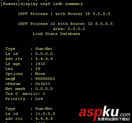 華為路由器 eNSP 配置 rip OSPF 路由重發布 華為路由器,eNSP,OSPF
