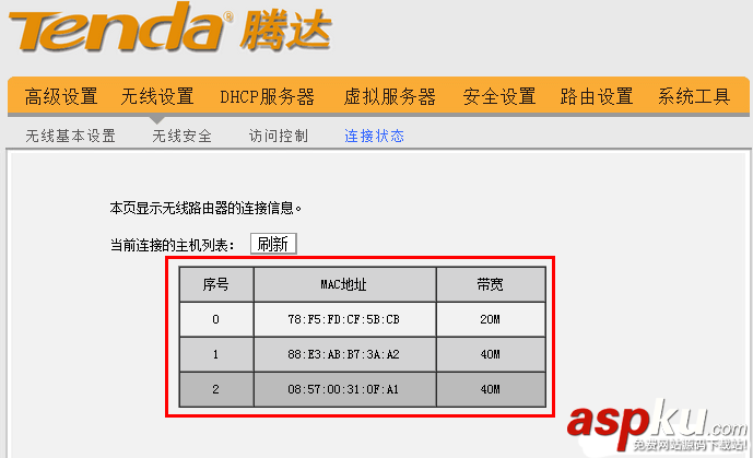 騰達無線路由器查看蹭網的方法(圖文教程) 騰達,無線路由器,蹭網