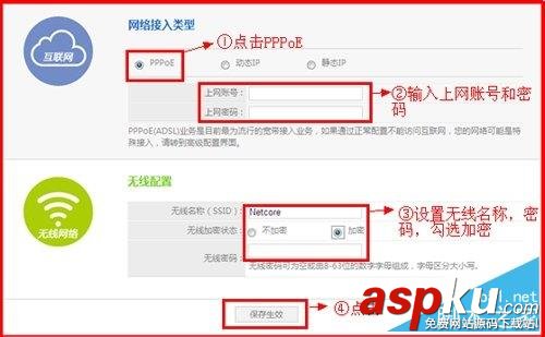 磊科(Netcore)無線路由器設(shè)置步驟(圖文教程) 磊科,無線路由器