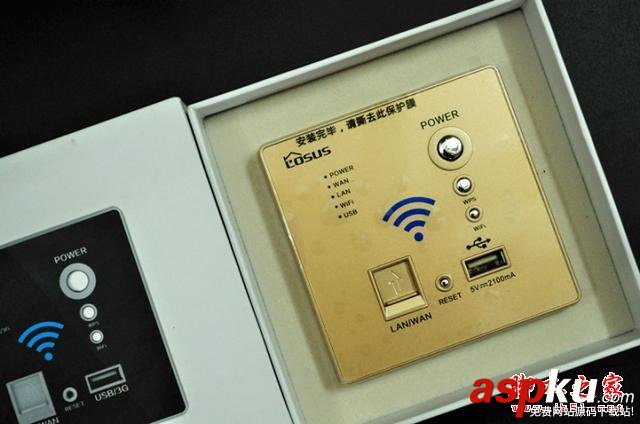 裝上墻壁的無線路由器 墻壁式無線路由 LS86-330 體驗 無線路由器,LS86-330