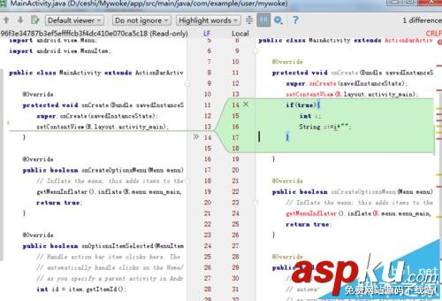Android studio怎么使用git? 使用git查看本地與遠(yuǎn)程倉庫文件的教程 androidstudio,git