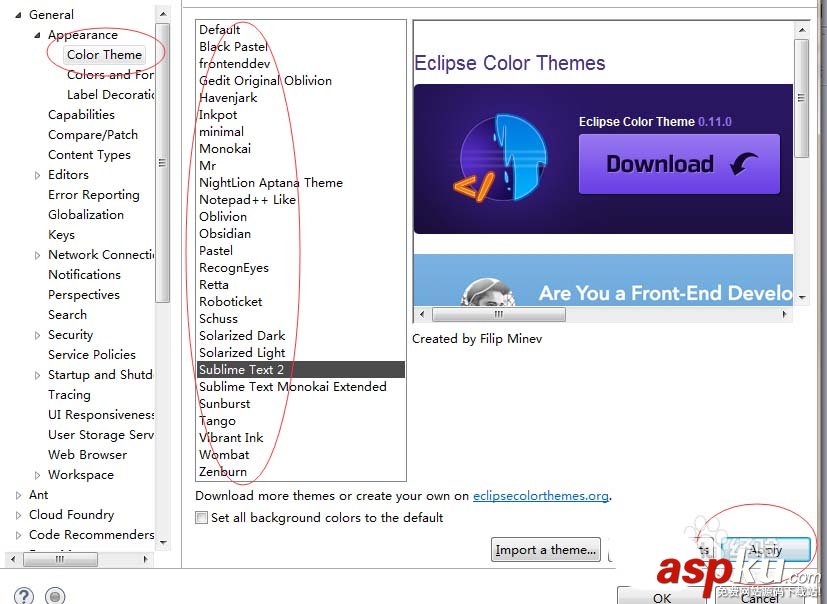 eclipse怎么下載并添加theme主題顏色? eclipse,主題,theme