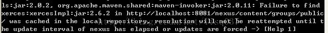解決maven執行命令時提示:cached in the local repository的解決方法小結 maven,cached,repository