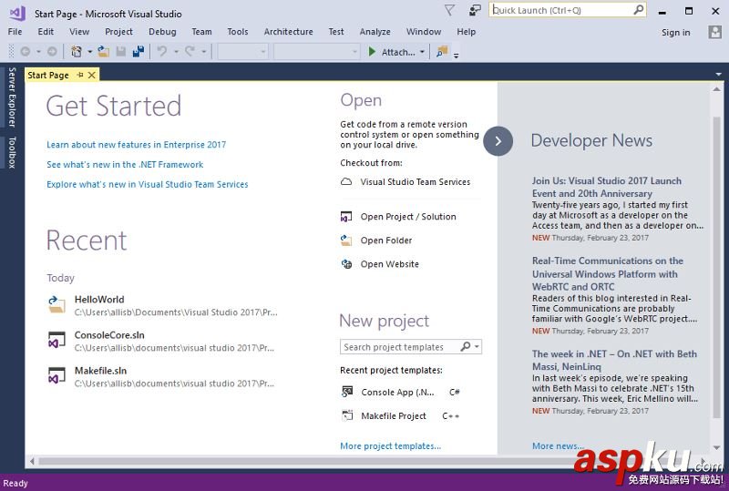 最強IDE微軟Visual Studio 2017正式版新功能詳細匯總(附官方下載地址) 微軟,IDE,Visual,Studio,vs2017正式版,vs2017下載
