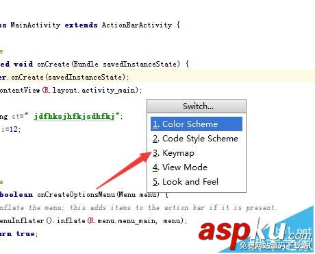 Android studio怎么快速切換快捷鍵映射? Androidstudio,快捷鍵