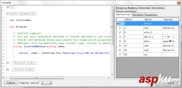 Reflector reflexil爆破軟件使用圖文實例 Reflector,reflexil