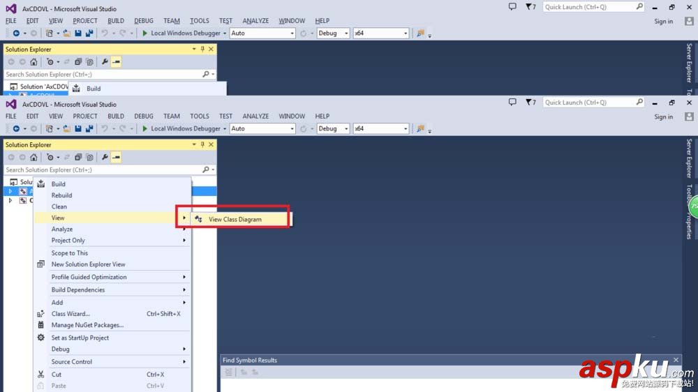 VS2013怎么查看項(xiàng)目的Class Diagram類圖? VS2013