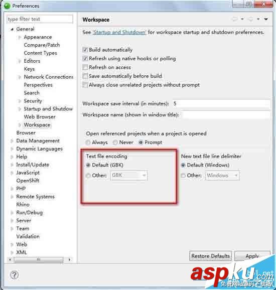 zend studio怎能么將默認編碼設置為UTF8? zendstudio,UTF8