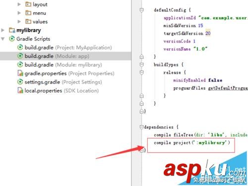 Android studio怎么為項目添加模塊依賴? androidstudio,studio依賴