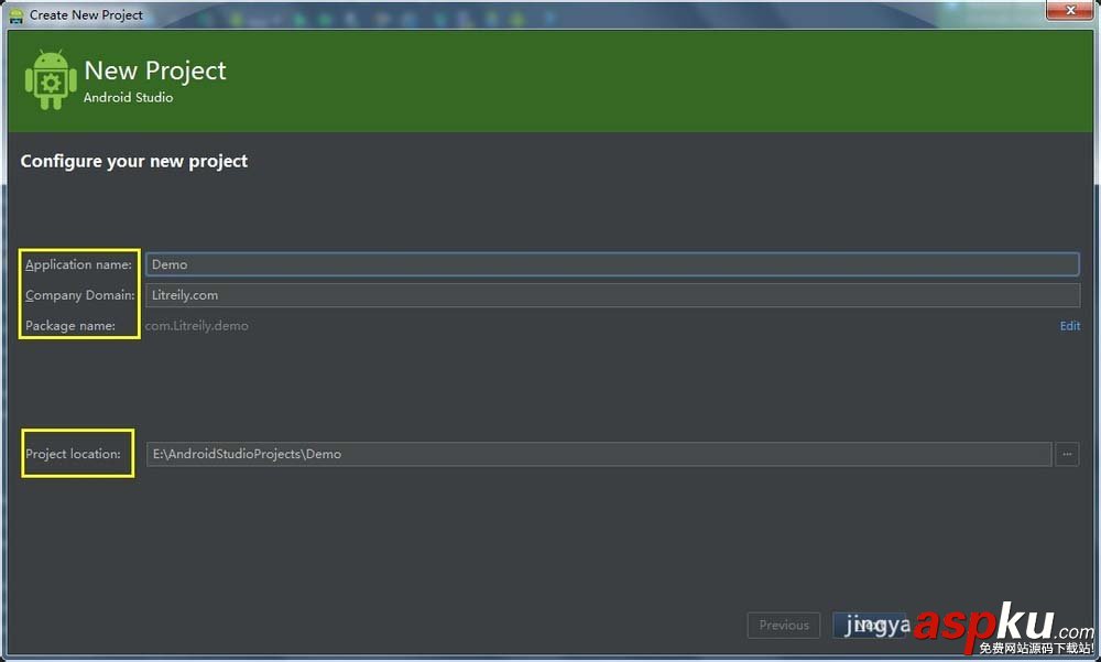 Androidstudio怎么新建一個app項目? Androidstudio,app項目