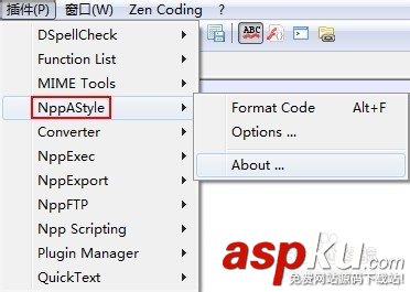 Notepad++中代碼格式化插件NppAStyle使用介紹 Notepad,NppAStyle