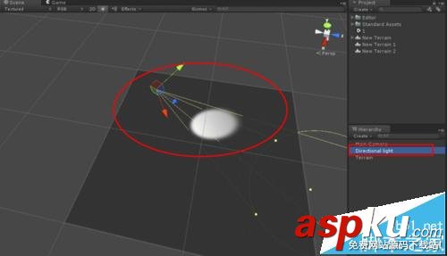 unity3d中四種光源有什么區別? unity3d,光源