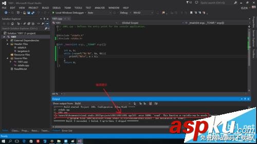 Visual Studio 2013中scanf函數無法使用的詳細解決辦法 visual,studio,scanf,vs2013無法使用scanf,2013
