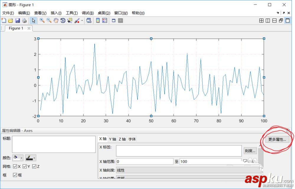 Matlab中坐標軸中的網格怎么顯示或隱藏? Matlab,網格,坐標軸