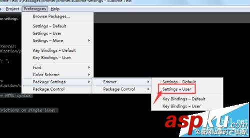 sublime text3怎么設(shè)置Emmet輸入標(biāo)簽自動(dòng)閉合? sublime,Emmet,標(biāo)簽