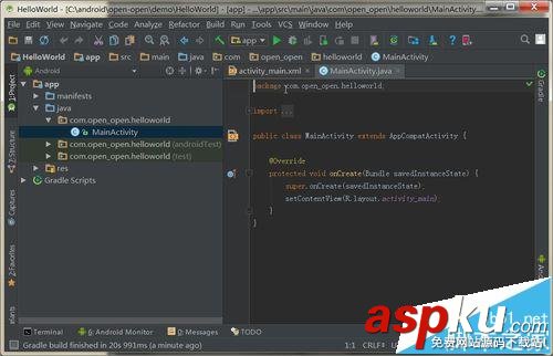 Android Studio2.0怎么創(chuàng)建第一個(gè)應(yīng)用? AndroidStudio