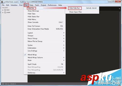 sublime text 3左側欄目錄該怎么設置打開? sublime,sublimetext3,目錄