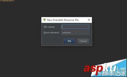 Android Studio怎么新建selector的xml文件? AndroidStudio,selector