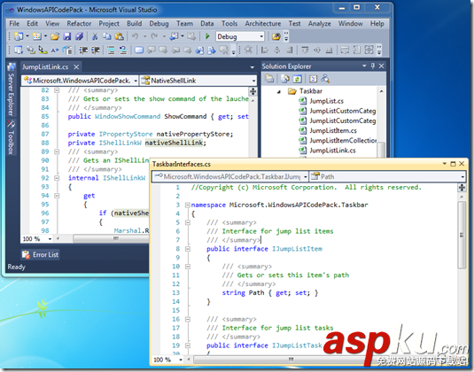 Visual Studio 2010 實用功能總結  VisualStudio