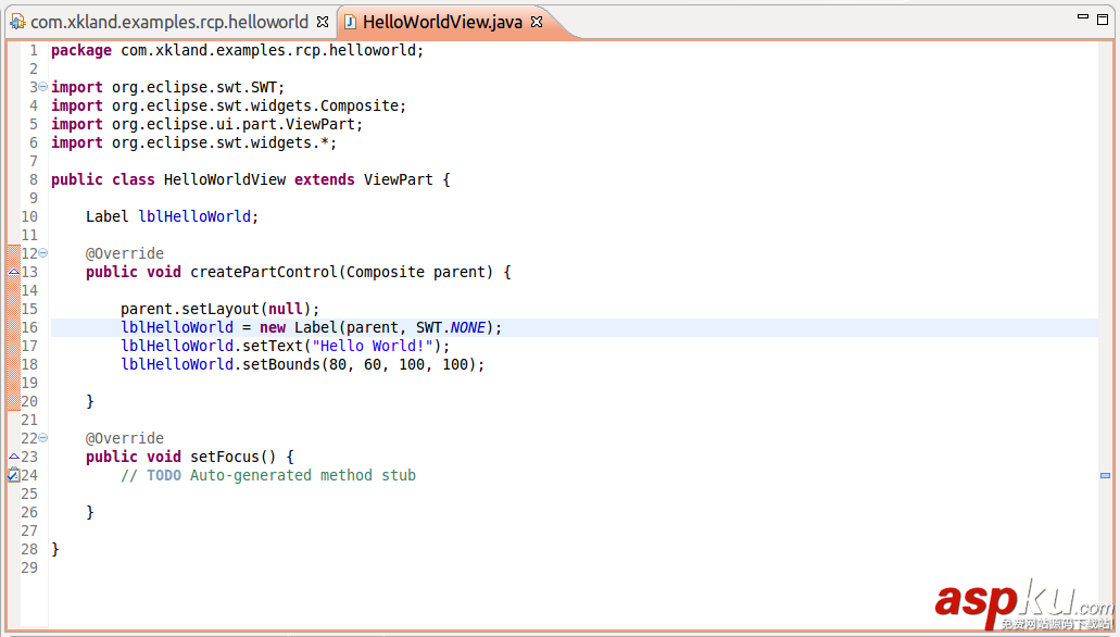 eclipse rcp詳解Hello World以及eclipse rcp和osgi的簡單展示(圖文) eclipse,rcp,osgi