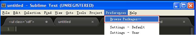 Sublimetext3安裝Emmet插件步驟 Sublimetext3,Emmet插件