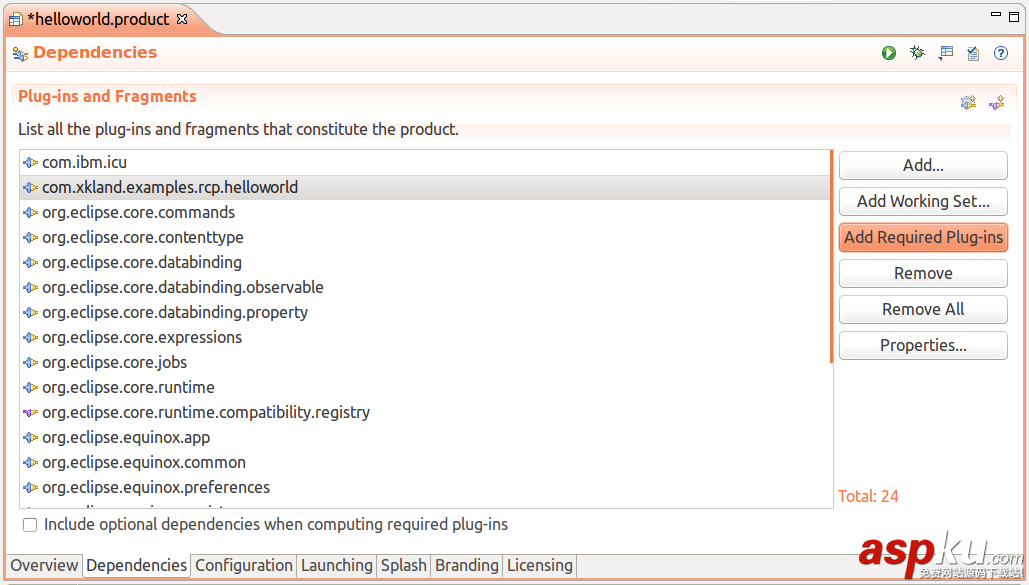 eclipse rcp詳解Hello World以及eclipse rcp和osgi的簡單展示(圖文) eclipse,rcp,osgi