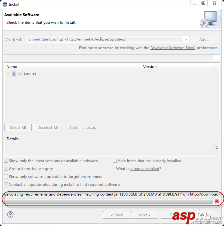 在Eclipse中在線安裝Emmet和圖文使用教程 Eclipse,Emmet