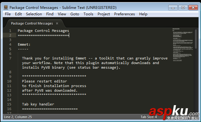 Sublimetext3安裝Emmet插件步驟 Sublimetext3,Emmet插件