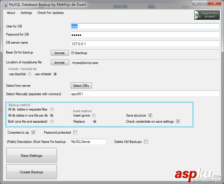 MySQL Backup Tool mysql自動(dòng)備份工具使用方法(圖文教程) MySQL,Backup