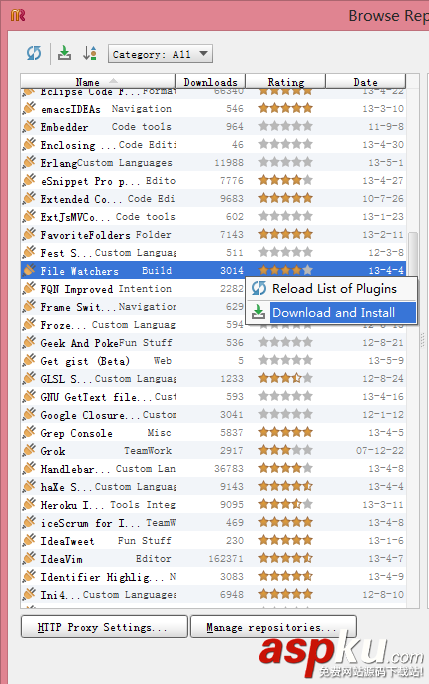 RubyMine編輯器中安裝CoffeeScript和CoffeeScriptRedux的方法 RubyMine,CoffeeScript,CoffeeScriptRedux