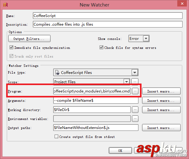 RubyMine編輯器中安裝CoffeeScript和CoffeeScriptRedux的方法 RubyMine,CoffeeScript,CoffeeScriptRedux
