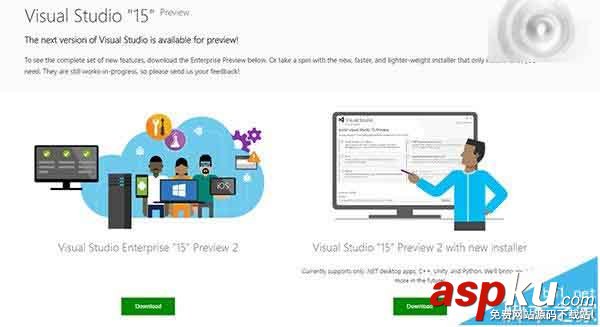 win10開發者套件Visual Studio 2016預覽版2發布下載 VisualStudio,win10