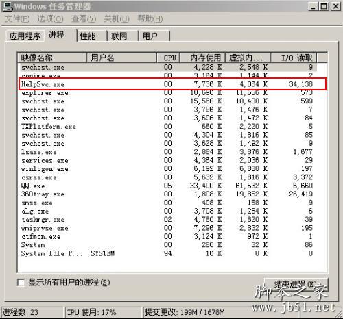 helpsvc.exe是什么進程