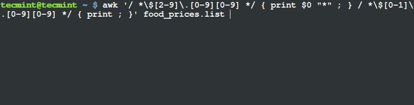 使用awk按模式篩選文本或字符串的方法