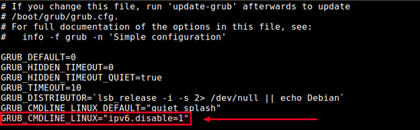 Linux系統(tǒng)如何禁用IPv6