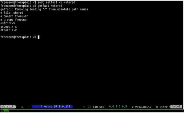 Linux下如何利用訪問控制列表來限制用戶權(quán)限