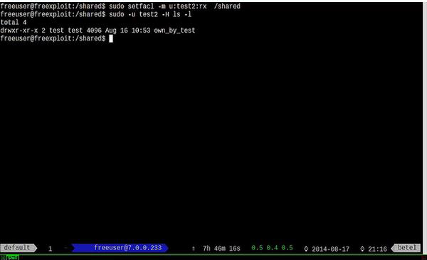 Linux下如何利用訪問控制列表來限制用戶權(quán)限
