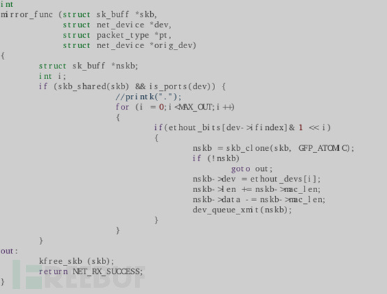 Linux內(nèi)核實現(xiàn)多路鏡像流量聚合和復制