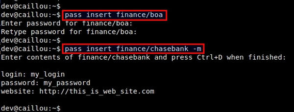 Linux使用pass管理密碼的方法