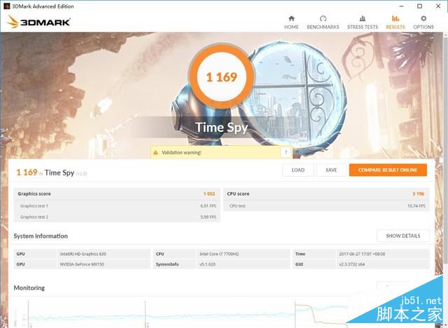 MX150高性能版首發 微星游戲本PL62評測